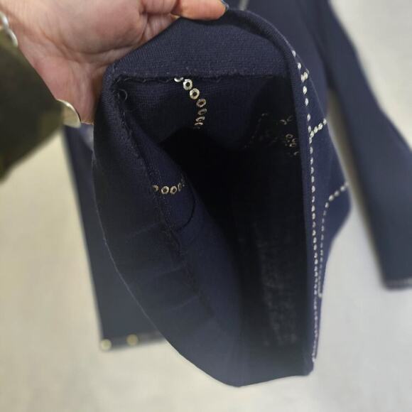 Vintage Rare 60's Mr. Mort Trompe L'oeil Bling shiny Rhinestones Top. Zip back. - Picture 9 of 16